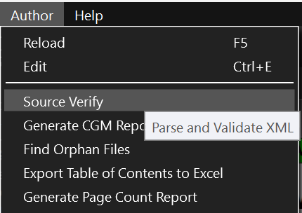 Toolbar Reference