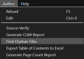 Toolbar Reference